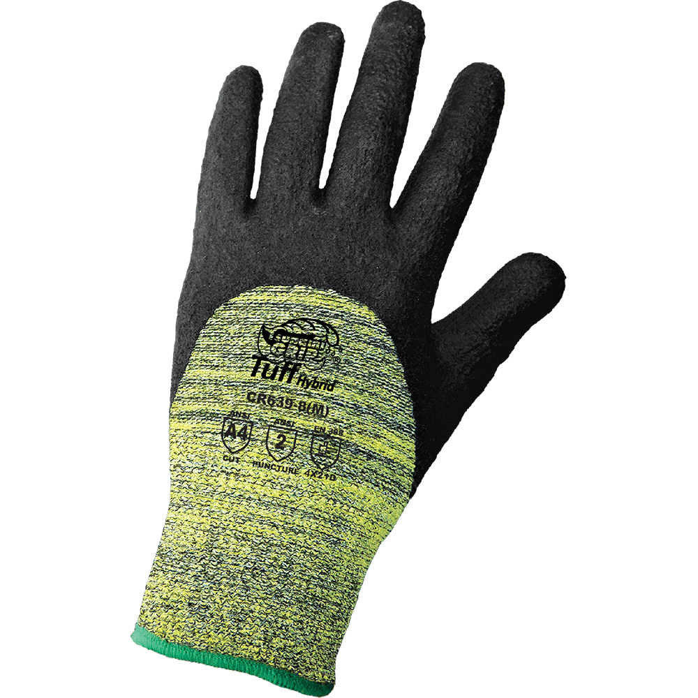 Global Glove Tsunami Grip Nitrile Coated Gloves - XL from GME Supply